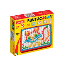 Набір - ДЛЯ ЗАНЯТЬ МОЗАЇКОЮ (10-15-20 мм фішки (160 шт.) + дошка 22х16, переносний)