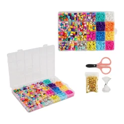 Набір для творчості "Бісер" 1199-82 намистини, гумка, ножиці, пластикова коробка 
