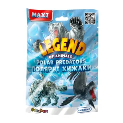 Стретч-іграшка у вигляді тварини серії "LEGEND OF ANIMALS МАКСІ" – ПОЛЯРНІ ХИЖАКИ (у диспл.)