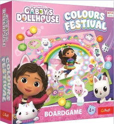 Настільна гра - "Фестиваль кольорів"/Чарівний будиночок котика/Trefl