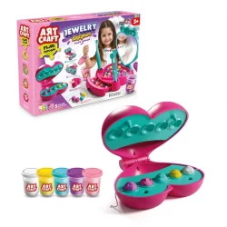 Набір для творчості з тіста "Створення прикрас" Art Craft (280 г) (375*260*75 мм) "dede"