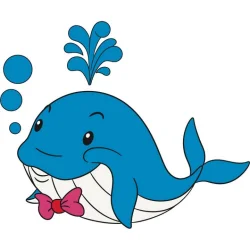 Розпис по полотну "Веселий кит" 15075-AC 25х30 см 