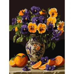 Картина за номерами "Витончені братки" KHO3293 30x40 см