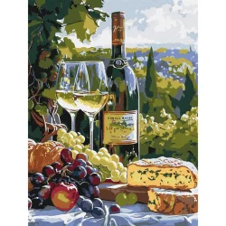 Картина за номерами "Смак шардоне" KHO5708 30х40 см