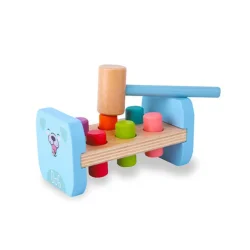 Дерев'яна іграшка стукачка "Собачка" MD 0839 молоток Собака