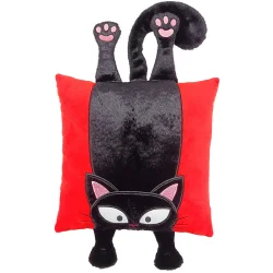 Подушка декоративна "Кіт Чорниш" FWPCATBLACKIE25BK