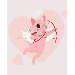 Картина за номерами "Хвостатий Купідон" 16515-AC 40x50 см                                                      