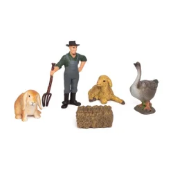 Дитячий іграшковий набір "Ферма" Q9899-T7_4 гусак, вівця, кролик