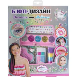 Дитячий набір кометики "Волосся та макіяж" T20727 палетка 5 кольорів