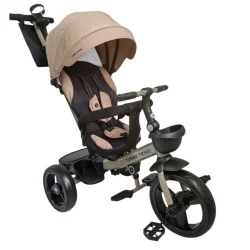 Велосипед дитячий триколісний MT 1001-1 Almond Beige з батьківською ручкою