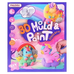 Набір для творчості Гіпсова розмальовка "Unicorn" S138-34(Unicorn) гіпс, форми, фарби