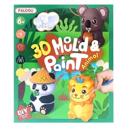 Набір для творчості Гіпсова розмальовка "Animal" S138-32 гіпс, форми, фарби