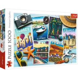 Пазли - (1000 елм.) - "Сувенірні відкритки"