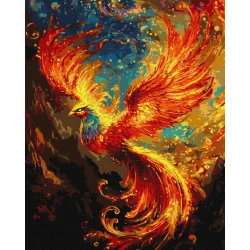Картина за номерами "Жар-птиця" KHO5152, 40х50 см