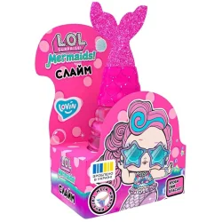 Іграшка-антистрес слайм Русалка Рожева L.O.L. Surprise! LOL80195 з браслетом