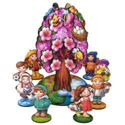 Дитяча настільна гра "Пори року абрикоса" (ПСД295) PSD295 дерев'яна