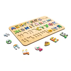 Дитячий дерев'яний сортер А3 Абетка АртA3-30273