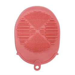 Силіконова мочалка-рукавичка для купання MGZ-0929(Pink)
