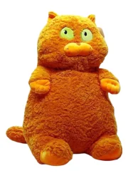 М'яка іграшка "Товстий кіт" K15215, 60 см Жовтий