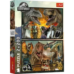 Пазли - (2х200 елм.) - "Доісторичний світ"/Trefl
