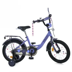 Велосипед дитячий MB 14043-1 колеса 14 дюймів, фіолетовий