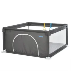 Дитячий манеж MR 1339-G, сірий, ширина з ніжками 132 см