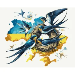 Картина за номерами "Родове гніздо" 16528-AC 40х50 см