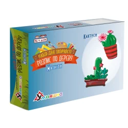 Набір дитячої творчості Розпис по дереву "Магніти-кактуси" РД-009