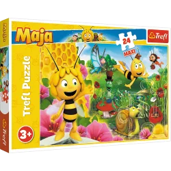 Пазли - (24 елм. МАХІ) - "Бджілка Мая"