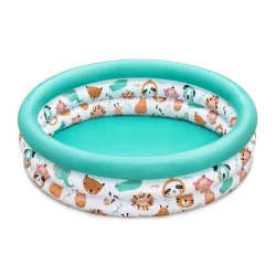 Дитячий круглий басейн "Звірята" 51008-2 розмір 102х25 см