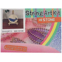 Дитячий набір для творчості стрінг-арт "Кит" YG0115(28713) дерев'яна основа