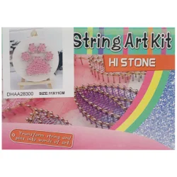 Дитячий набір для творчості стрінг-арт "Лапка" YG0115(28300) дерев'яна основа