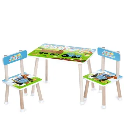 Дитячий столик M 501-22 стільниця 60 х 40 см, 2 стільчики