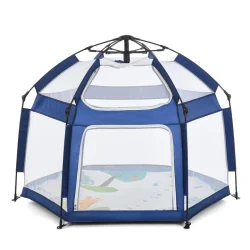 Дитячий манеж MR 1512 Sapphire Blue 146×127×110 см