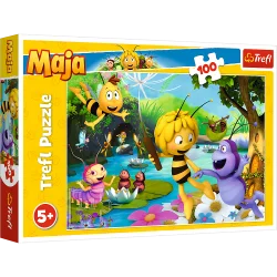 Пазли - (100 елм.) - "Бджілка Мая та друзі"