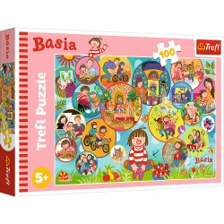 Пазли - (100 елм.) - "Проведи день з Базею" / Сім'я Базі