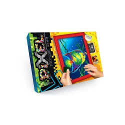 Набір для творчості "Мозаїка Піксель: Риба" РМ-01-09, 21х29,7 см, рамка в наборі