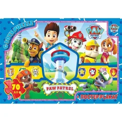 Дитячий пазл "Paw Patrol" PW08908 постер 70 елементів