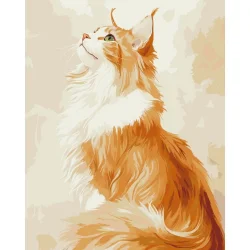 Картина за номерами "Рудий Мейн-кун" ©arttem_illustration 11704-AC 40х50 см 