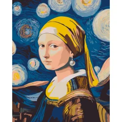 Картина за номерами "Мона з перловою сережкою" ©arttem_illustrations 10181-AC 40x50 см