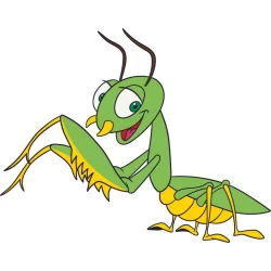 Розпис на полотні "Богомол" 15053-AC 25x30 см