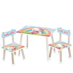 Дитячий столик M 501-34 стільниця 60 х 40 см, 2 стільчики