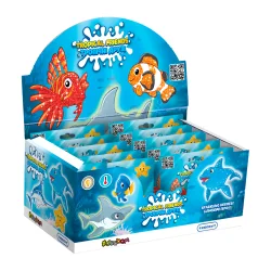 Дисплей стретч-іграшок у вигляді тварини серії "Желейна" – ТРОПІЧНІ ДРУЗІ (8 шт.)