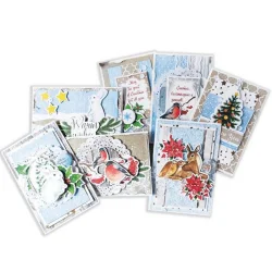 Набір для створення вітальних листівок "Новорічні побажання" FDGCK-001 в асортименті
