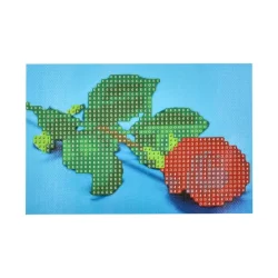 Алмазна мозаїка "Троянда у блакитній ніжності" YAB14429, 10х15 см