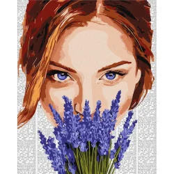 Картина за номерами "Барвиста поезія: Лаванда" ©art_selena_ua KHO8595, 40x50 см 