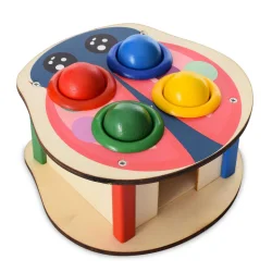 Дерев'яна іграшка стукачка "Жук" MD 1682C, молоток