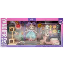 Дитяча іграшкова лялька "YQE-Girl" Bambi 3688-183A, з аксесуарами 