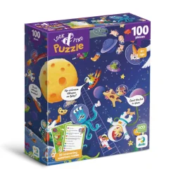 Дитячий пазл Шукай та знаходь "Шалений космос" 300668, 100 елементів