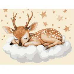 Картина за номерами "Оленятко на хмаринках" 11598-AC 30х40 см